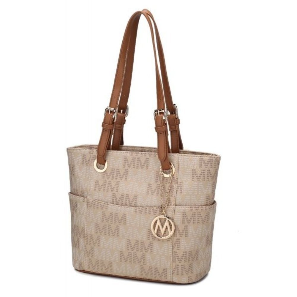Cavalli Tote with Luxurious Gold-Tone Hardware MKF Collection NWT